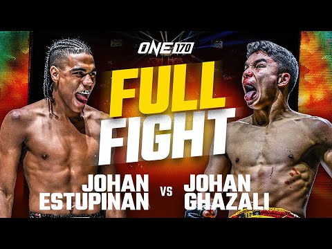 Johan Estupinan vs. Johan Ghazali | ONE 170 Full Fight