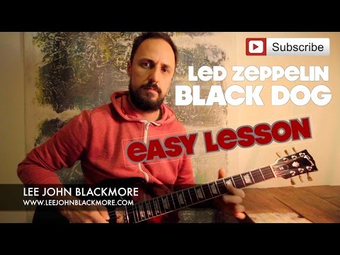 EASY GUITAR LESSON | Led Zeppelin | Black Dog | Super Easy Guitar