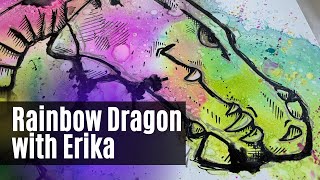 Rainbow Dragon Collab with Artist Till Death