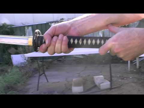 Paul Chen Shinto sword test: Daddy attacks watermelon