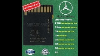 New SD Card Garmin Map Pilot 2018 2019 Mercedes-Benz Navigation Part A2189063003.
