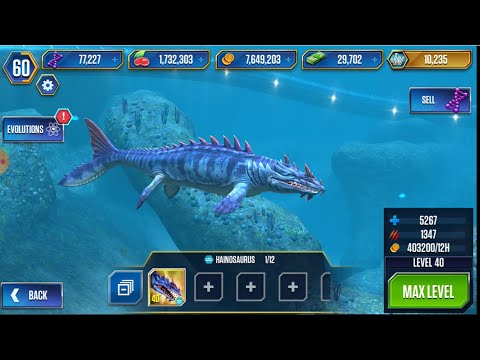 HAINOSAURUS MAX LEVEL 40 - Jurassic World The Game