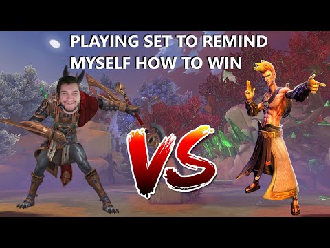 PLAYING SET TO REMIND MYSELF HOW TO WIN! - Grandmasters Ranked 1v1 Duel - SMITE