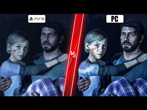 The Last of Us Part 1 PC vs PS5 - Direct Comparison! Attention to Detail & Graphics! 4K