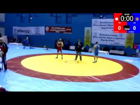 33.Vehbi Emre & Hamit Kaplan Grekoromen Güreş Turnuvası - Kürşat KİRAZ (TUR) - Abdinor LAUNİ (DZ)