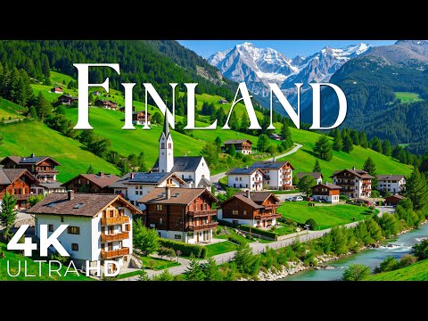 FINLAND 4K 🇫🇮✨ – Amazing Aerial Film | Meditation & Relaxing Music 🎶 | Natural Landscape 🌲