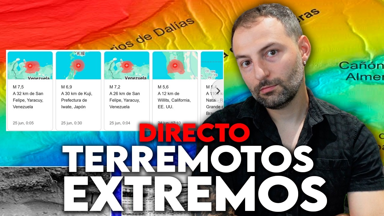 🔴Terremotos EXTREMOS en Venezuela, Japón y California a la vez ¿Qué está ocurriendo?