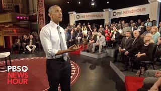 Why restrict &#39;good&#39; gun owners, resident asks President Obama at town hall