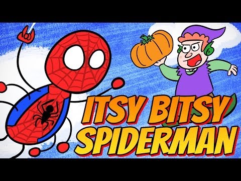 The Itsy Bitsy Spiderman 🕷️ A SUPERHERO 🦸 Nursery Rhyme for PreSchool Kids | Cool School