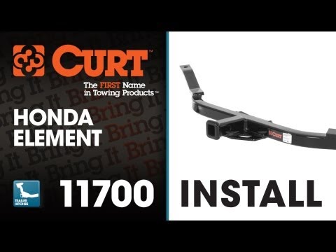 Trailer Hitch Install: CURT 11700 on 2006 Honda Element