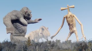 Download lagu Siren head vs Dinosaur and king kong in real life mp3 Download lagu Siren head vs Dinosaur and king kong in real life mp3