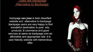 Backpage San Jose | Sites like backpage | Alternative to Backpage