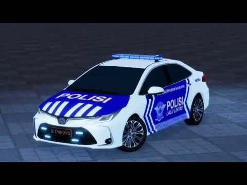 ROBLOX [CDID REVAMP] - update!! nah ini mobil polisi nya model baru.. livery nya juga beda? strobo
