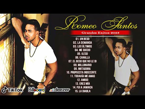 Romeo Santos Exitos Sus Mejores Canciones - Romeo Santos Lo Mejor Mix Bachatas Románticas 2024