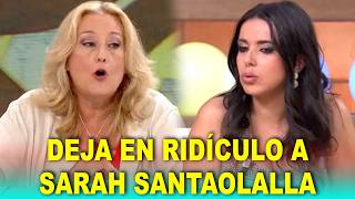 Elisa Beni DEJA EN RIDÍCULO a Sarah Santaolalla: "La ironía es para personas inteligentes”