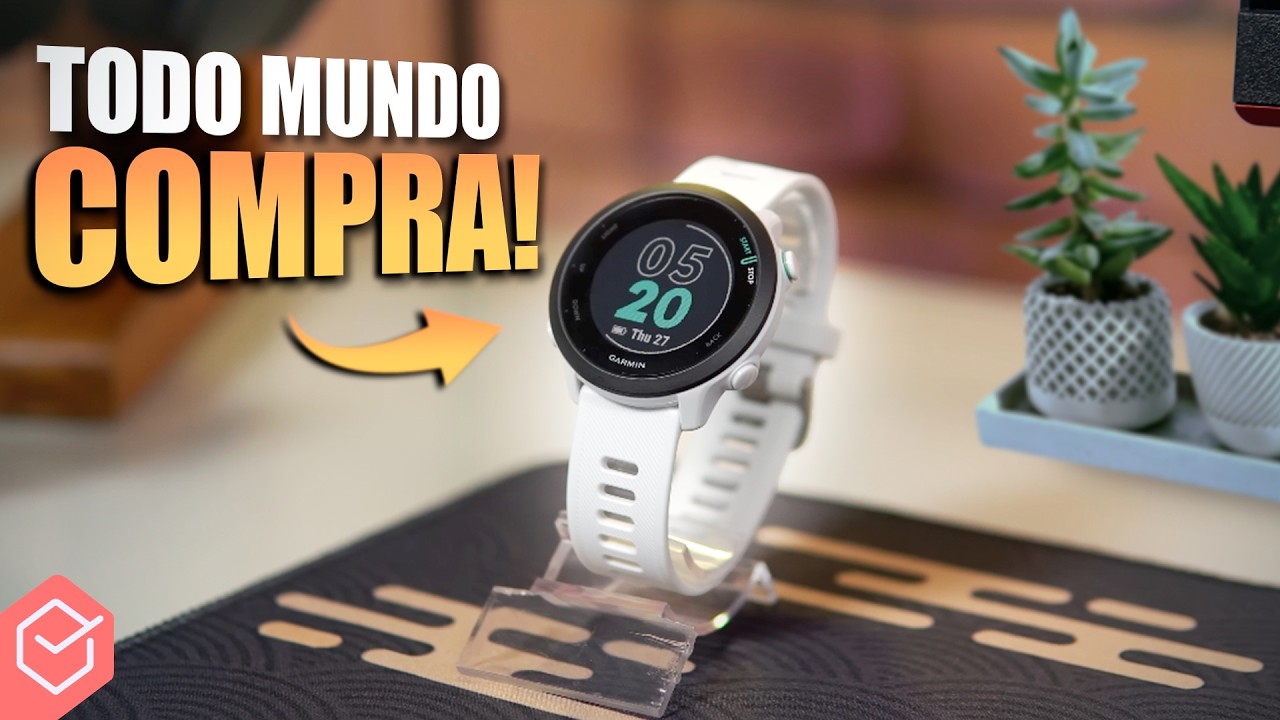 Por que TODO MUNDO COMPRA esse RELÓGIO INTELIGENTE para CORRER!? // Garmin Forerunner 55