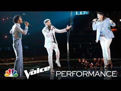 Kenzie Wheeler, Cam Anthony and Corey Ward - "Fooled Around and Fell in Love" - Voice Top 9 2021