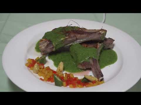 原鄉創意羊肉料理 示範  05 香煎羊小排佐刺蔥醬