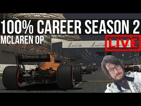 F1 2018 - 100% Distance Career Mode SEASON 2 | Round 2: Bahrain