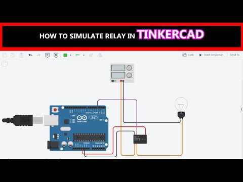 How to simulate relay module in Tinkercad | Relay |Arduino |Tinkercad Tutorial | online simulator