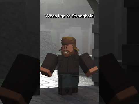 When I go to stronghold in 99 Nights in the Forest ☠️