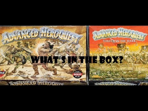 What's in the box? Ep1 - Advanced Heroquest and Terror In The Dark (Re-) Unboxing