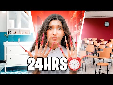24 HORAS CON LAS UÑAS MÁS LARGAS DEL MUNDO! 😨