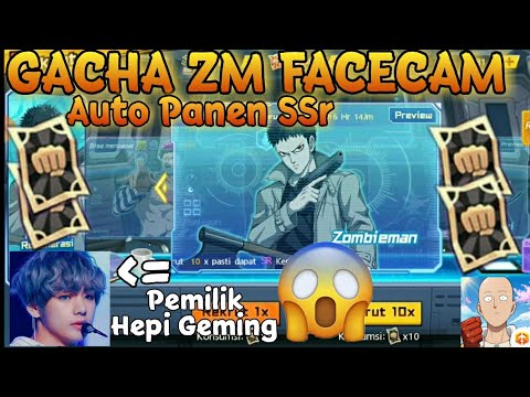 GACHA ZOMBIEMAN FACECAM AUTO SSR OPM , GACHA COMEBACK ZOMBIEMAN SSR - One Punch Man The Strongest