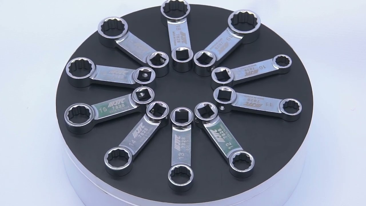 【レコーディング】　機材セット 10PCS ボックスエンドクローフットレンチセット | 自動車工具