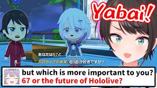 Subaru talks about "67" with Biboo in Tomodachi Life【Hololive】