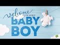 Baby Shower (boy) Message | Congratulations on new baby boy Message | music box