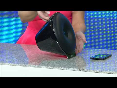 Hercules WAE-BTP02 - Mobiler Drahtlos-Lautsprecher, schwarz