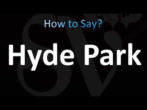 How to Pronounce Hyde Park (CORRECTLY!)