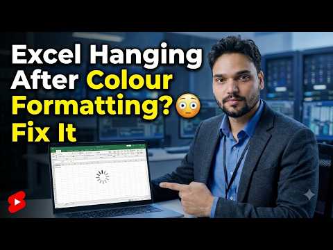 Excel Freezing After Color Formatting? 😳 Here's the Fix!