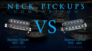 Video thumbnail for SEYMOUR DUNCAN SH1 / 59' vs SH2 JAZZ - Passive NECK Guitar Pickup Tone Comparison / Review by Mike Stamper