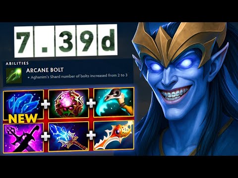ONE Click = 1000 DAMAGE | Skywrath Mage 7.39d OP Build