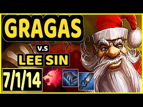MEMENTO (GRAGAS) vs LEE SIN - 7/1/14 KDA JUNGLE CHALLENGER GAMEPLAY - EUW