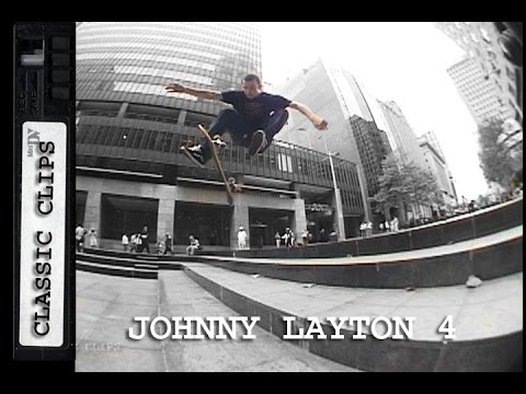 Johnny Layton Skateboarding Classic Clips #226 Part 4