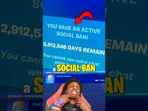 Fortnite Player BANNED For 8,000 Years!