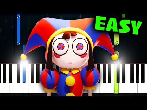 THE AMAZING DIGITAL CIRCUS: PILOT Ending Song - EASY Piano Tutorial