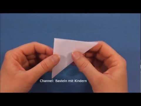 Basteln im Winter: Einfache Schneeflocken basteln - Weihnachtsdekoration