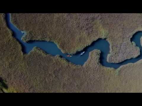 Faaker See mit Schilf-Mäander