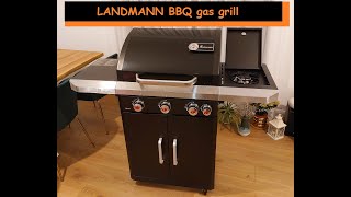 LANDMANN BBQ Gas grill unboxing and assembly