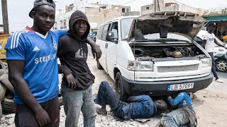 preview picture of video 'Zaskakujący warsztat samochodowy w Afryce. Gambia. [Napisy PL]'