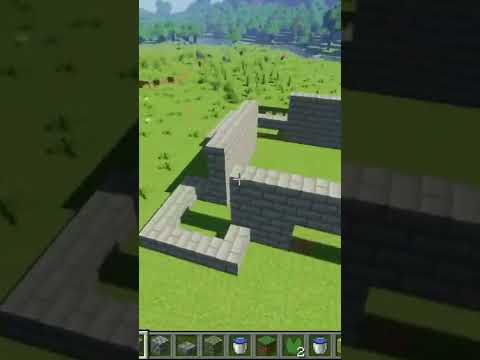 How to make Castle in Minecraft #shorts #minecraft
