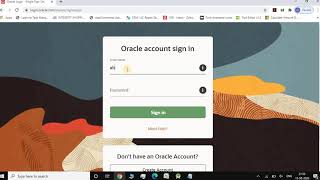 how to login in oracle account 2020