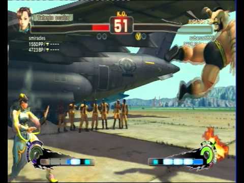 SSF4 Smirades (Chun Li) VS subarusti888 (Zangief) Ranked Match Online - Street fighter