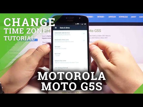 How to Set Date & Time on MOTOROLA Moto G5S – Manage Time Settings