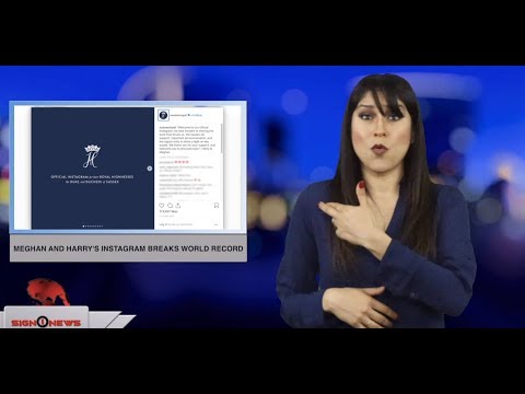 Meghan and Harry’s instagram breaks world record (ASL - 4.6.19)