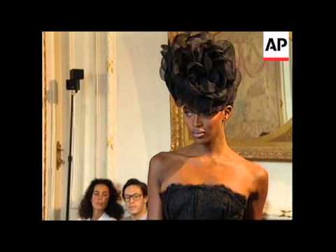 FRANCE: LAGERFELD REVEALS AUTUMN COLLECTION AT PARIS FASHION SHOW